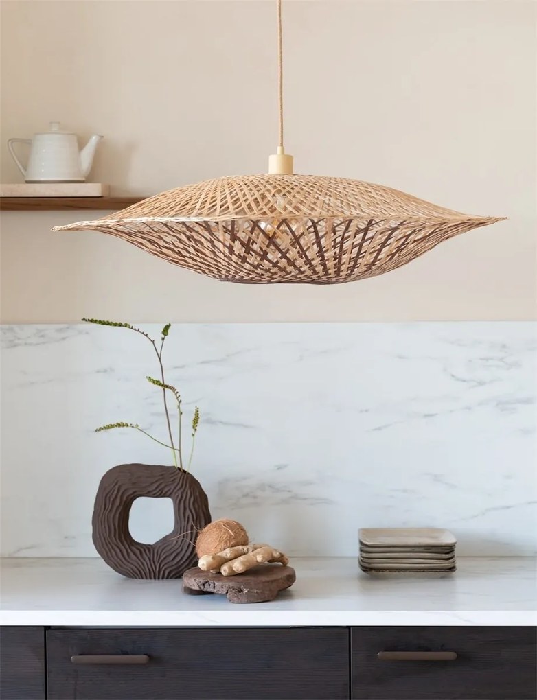 Lustra/Pendul Eco, Bambus, Madura nat/brown, M