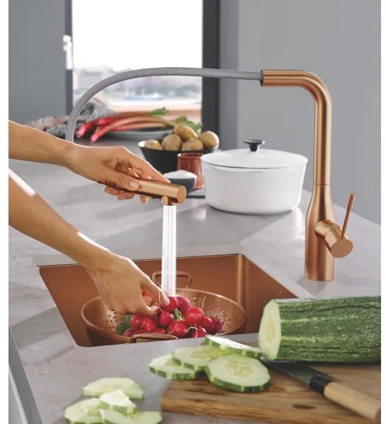 GROHE 30270DL0 - Baterie pentru chiuvetă ESSENCE, finisaj bronz