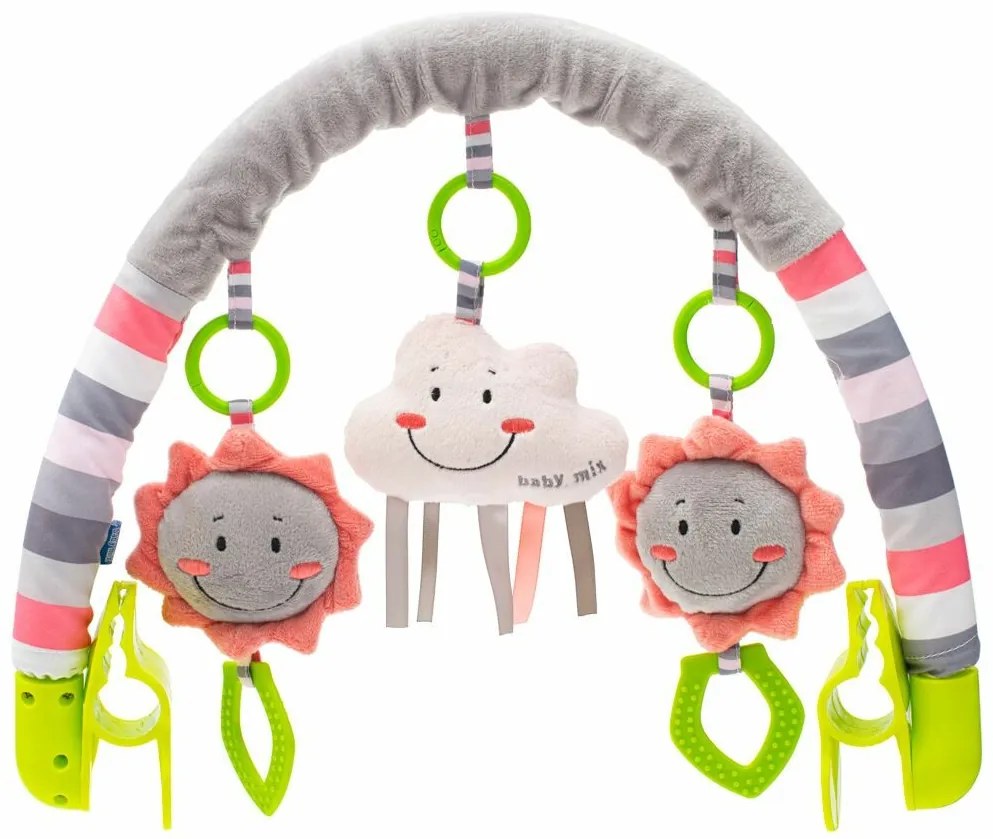 Baby Mix Jucărie pentru cărucior Nor, 80 cm