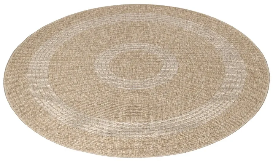 Covor de exterior bej rotund ø 80 cm Comilla – Ayyildiz Carpets