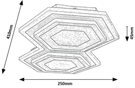Plafonieră LED BITSI LED/44W/230V 3000/6000K Rabalux 71114