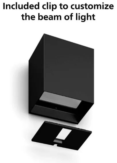 Aplică LED RGBW dimabilă de exterior Hue RESONATE LED/8W/230V IP44 Philips