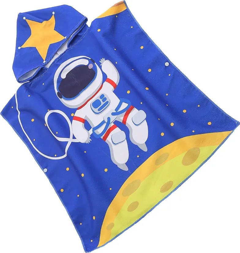 Poncho pentru copii GALAXIO albastru Dimensiune: 60 x 120 cm