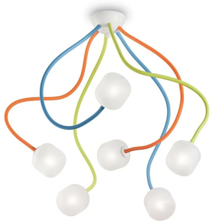 Lustra aplicata design modern cu brate flexibile OCTOPUS PL6 multicolor 174976
