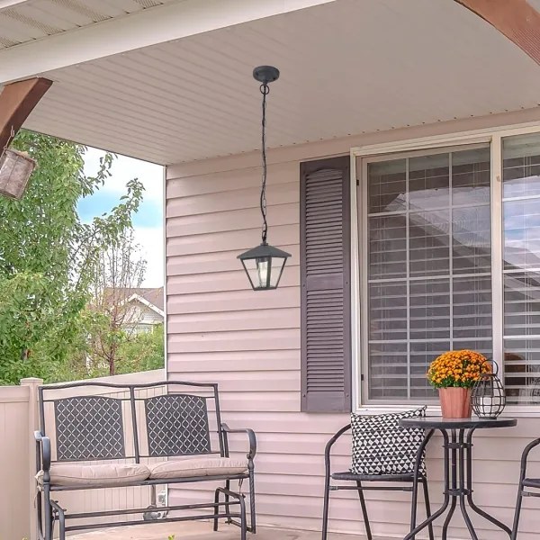 Lustră pe lanț de exterior PARAVENTO 1xE27/40W/230V IP44 Rabalux 7149