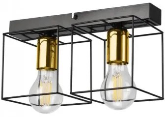 Plafoniera vintage 2 becuri E27 Mika 46235 Lamkur