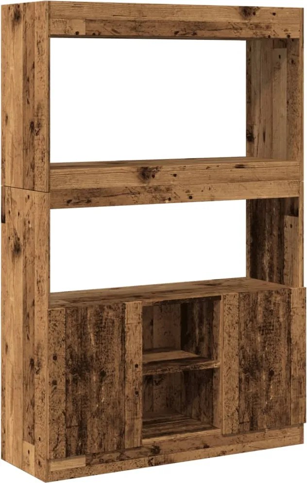 vidaXL Dulap înalt, lemn vechi, 92x33x140 cm, lemn prelucrat