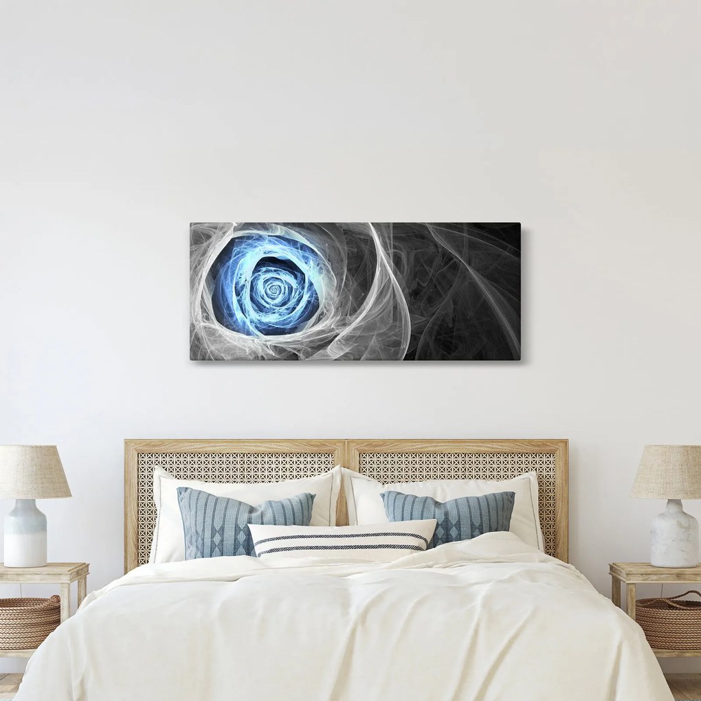 Tablou - Abstract Rose Blue (120x50 cm)