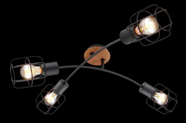 Globo 54037-4D - Lustră aplicată WILLA, 4xE27/40W/230V