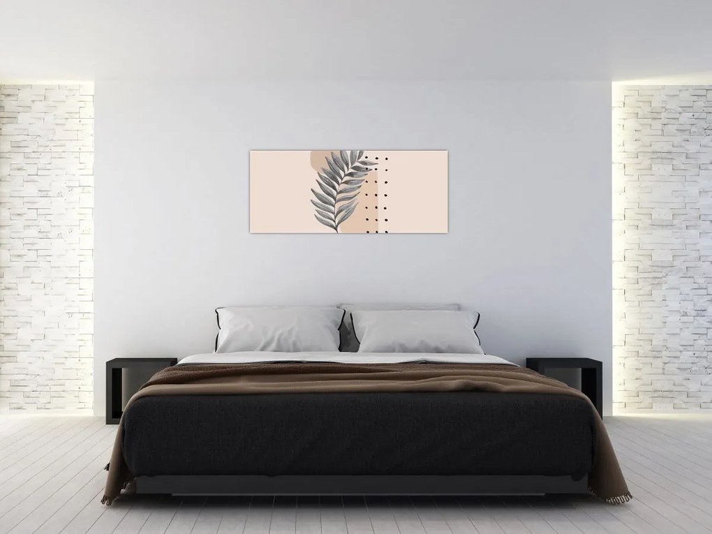 Tablou - Foaie ilustrată N⁰2 (120x50 cm)