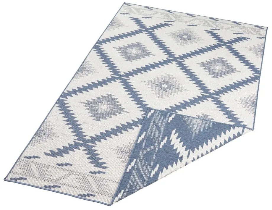 Covor adecvat pentru exterior NORTHRUGS Twin, 230 x 160 cm, albastru-crem