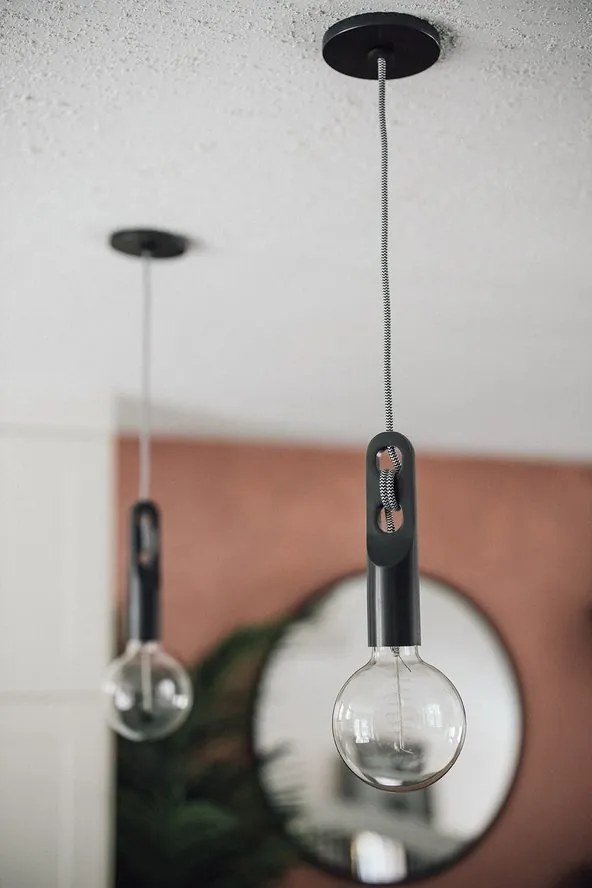 Pendul design minimalist-industrial ANGELA bronz antichizat