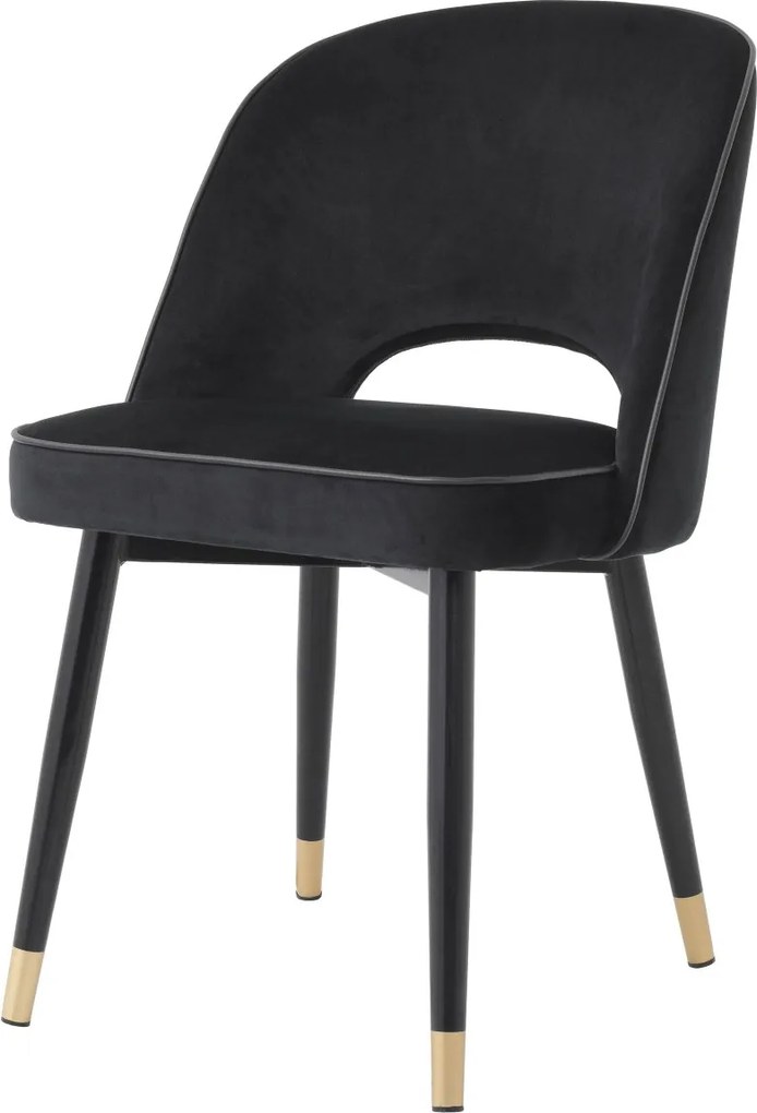 Set de 2 scaune design elegant Cliff, negru 114401 HZ