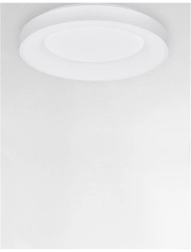 Plafoniera LED 3000K moderna 60cm RANDO THIN alba NVL-9353852