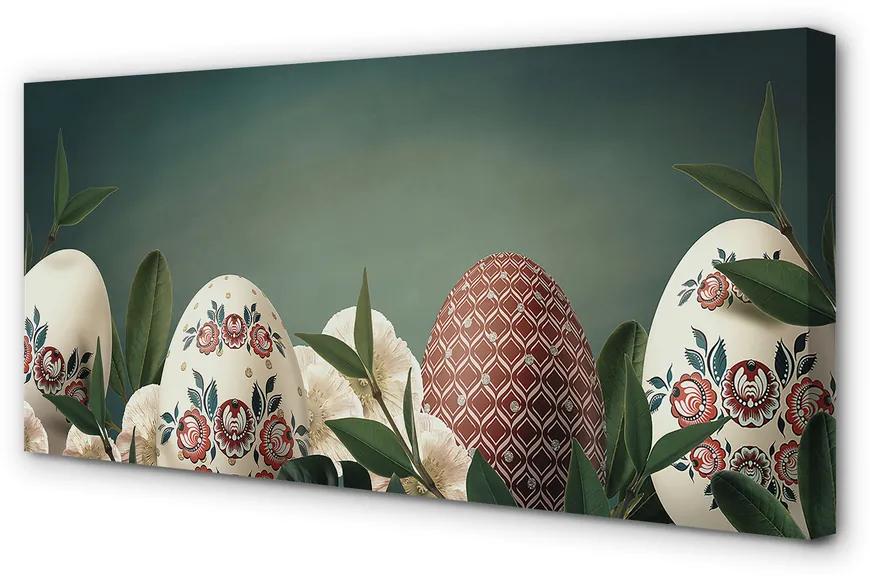 Tablouri canvas Frunze de flori din ouă
