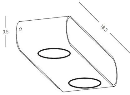 Aplica/Spot LED pentru iluminat exterior decorativ IP54 Scout