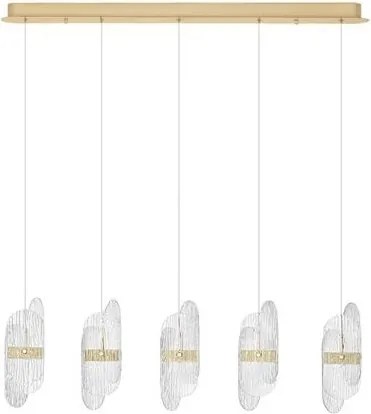 Lustra LED suspendata liniara design decorativ LUCIEN 2700K