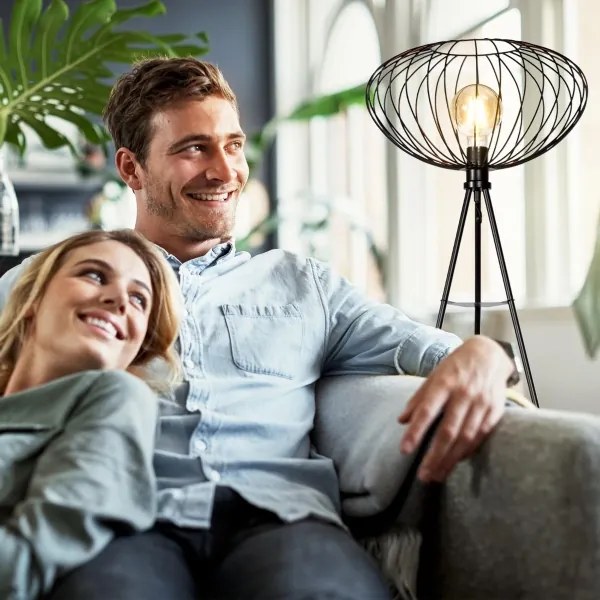 Lampadar RETRO 1xE27/40W/230V B.K. Licht 1470