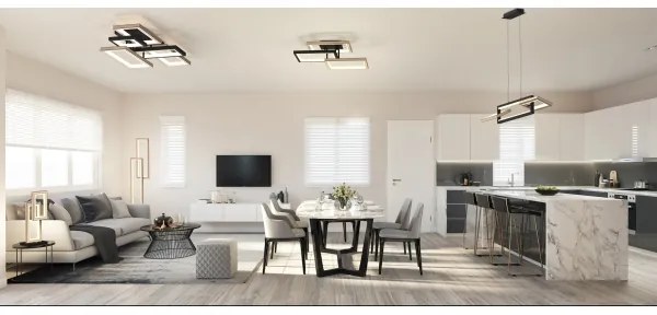 Lustră LED dimabilă pe cablu Wofi 7022-306 MATERA LED/30W/230V negru/maro