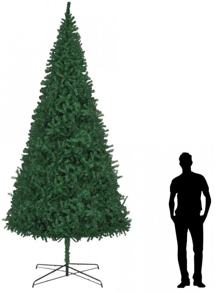 Brad de Crăciun artificial, verde, 400 cm
