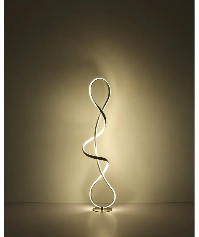 Lampadar LED 4000K SWIRL negru