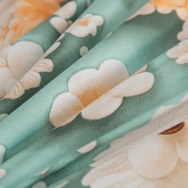 Lenjerie de pat din microfibra pentru copii PUPPIFLORA colorata Dimensiune lenjerie de pat: 70 x 80 cm | 140 x 200 cm