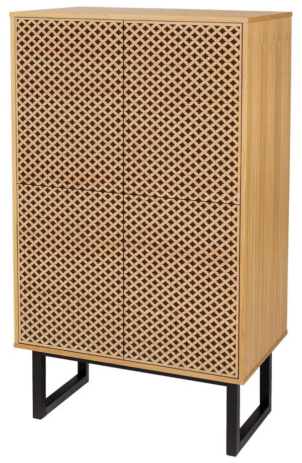 Comodă cu aspect de lemn de stejar Woodman Camden Diamond