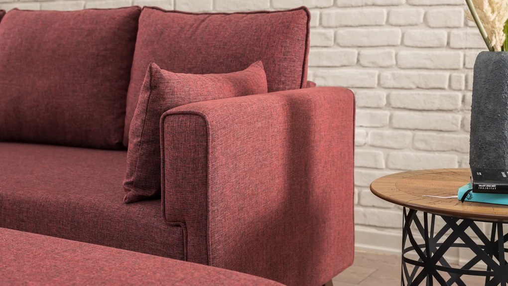 Canapea extensibilă Bellina (bordo) (S). 1063025