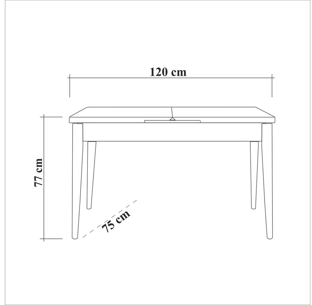Set masă scaune Costareka (pentru persoane) (Pin atlantic + albastru marin). 1106422