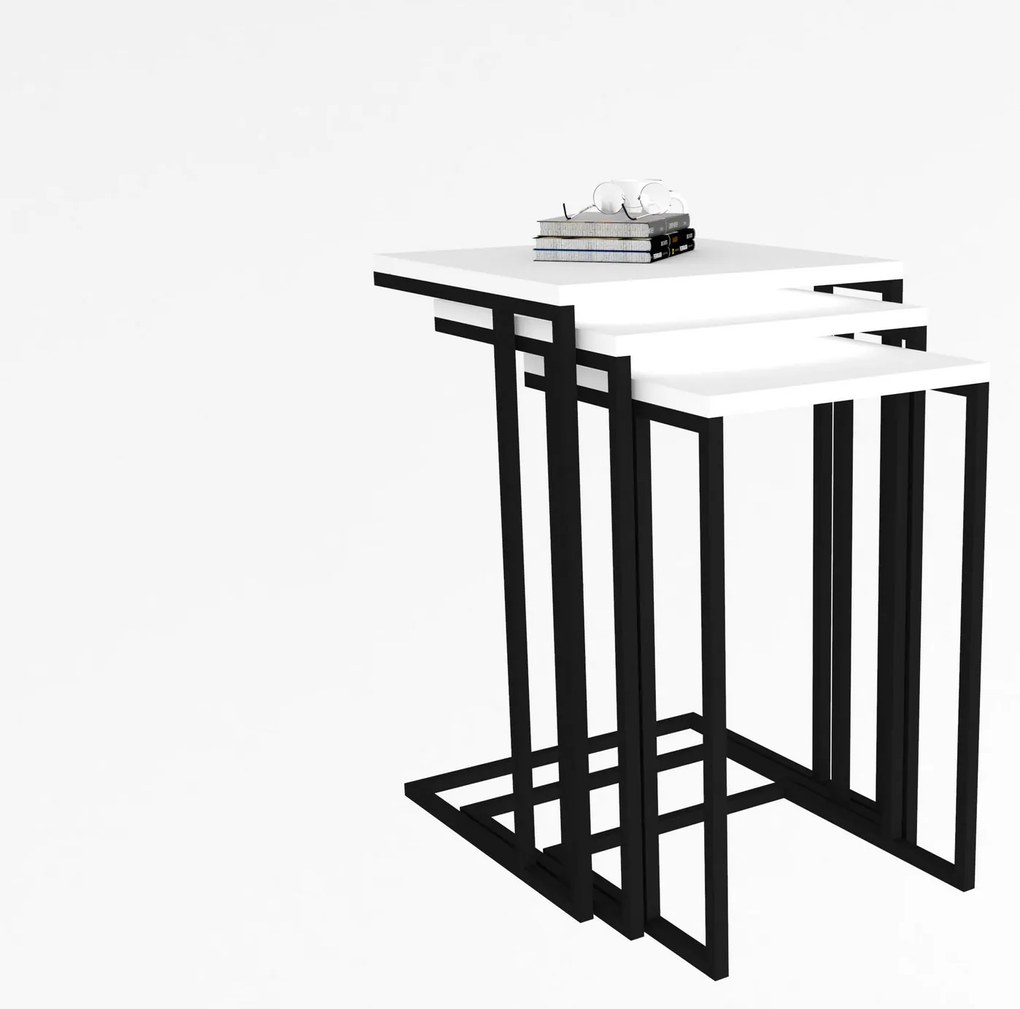 Set 3buc. măsuțe cafea Blacky. 1067432