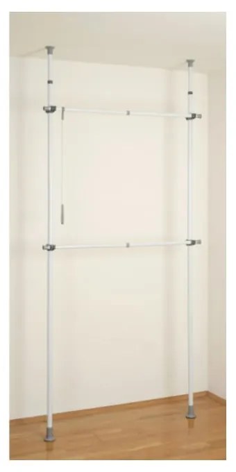 Suport telescopic pentru haine Wenko Herkules Basic