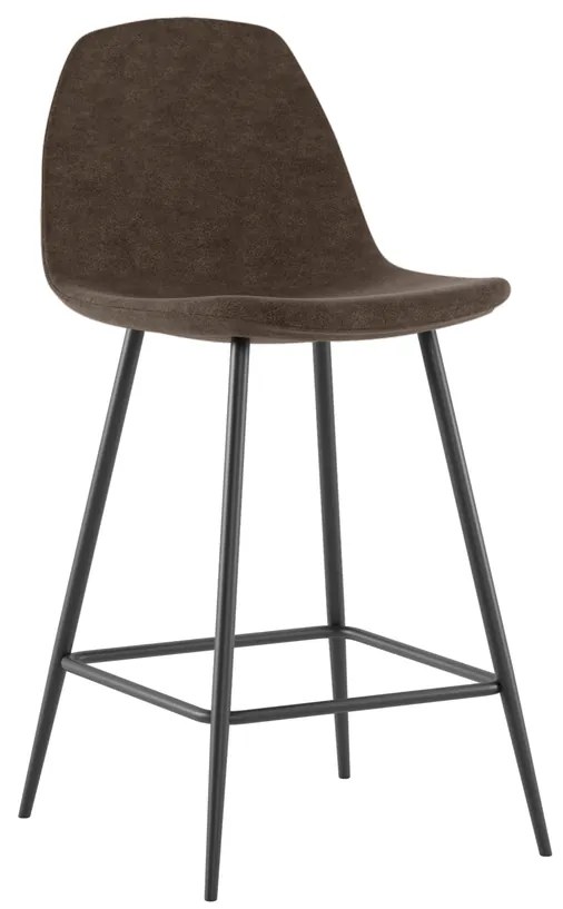 STONES Scaun din piele ecologică 42cm X 52cm H. 93cm | Aosom Romania