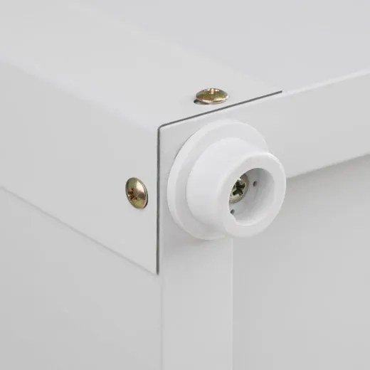 Deuba Cutie de depozitare metalica 120x62x63 cm - alba