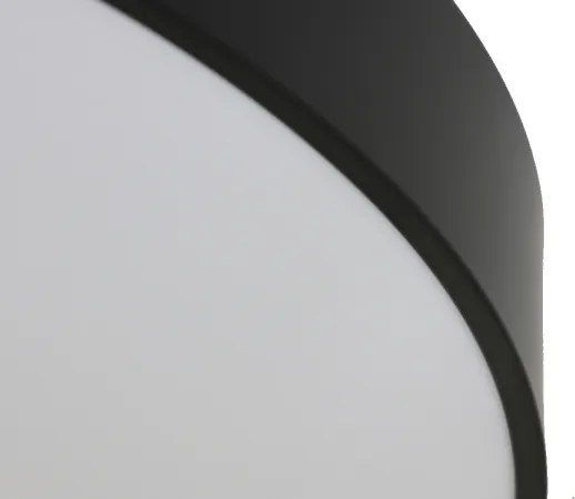 Plafonieră LED 200W/230V 3000/4000/6500K Ø 100 cm neagră
