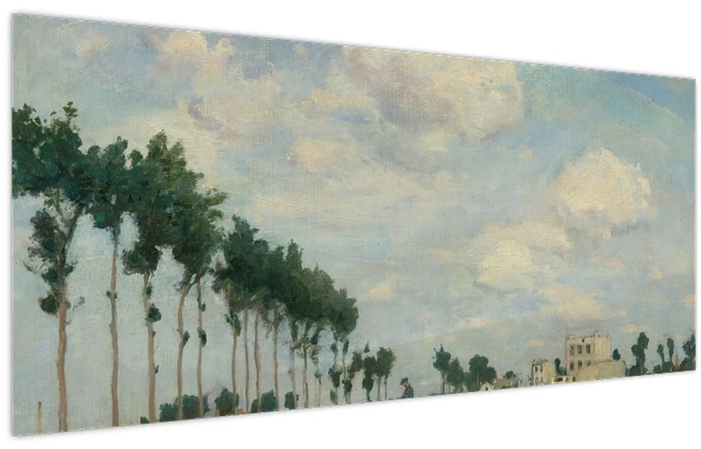 Tablou - Johan Barthold Jongkind, The Towpath, reproducere (120x50 cm)