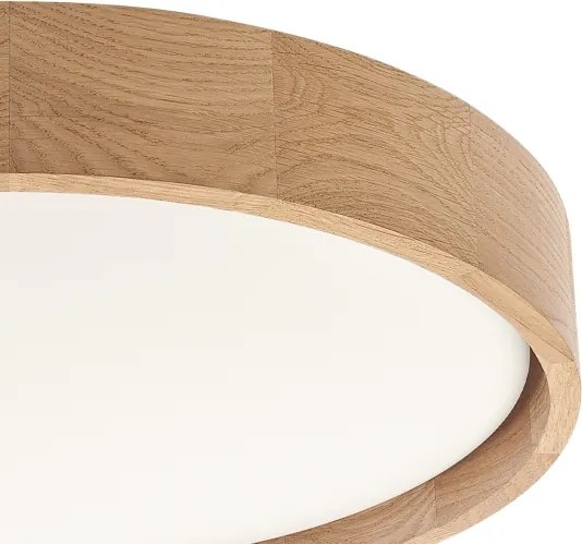 Brilagi - Plafonieră LED MANAROLA PLAIN, 24W, 230V, 3000K, diam. 41 cm, stejar