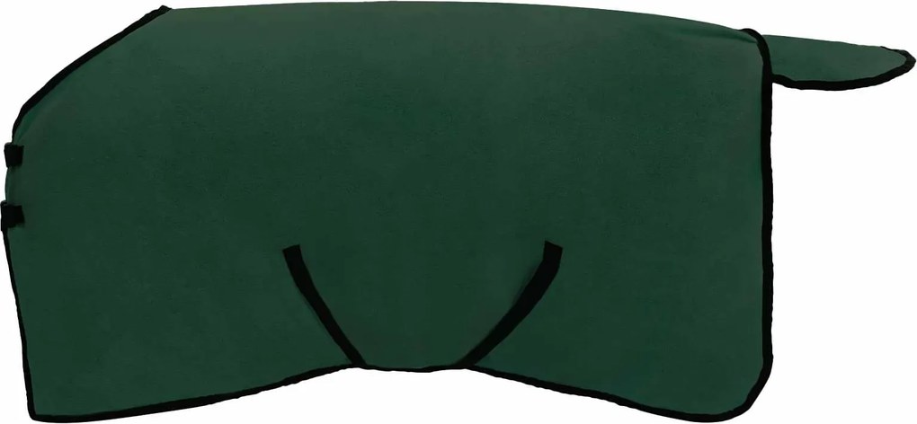 vidaXL Pătură pentru cai Verde închis complet Poliester