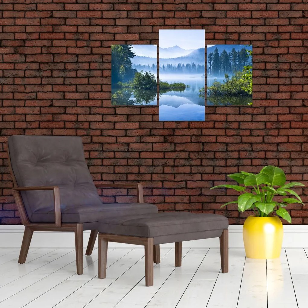 Tablou cu lac montan (90x60 cm)