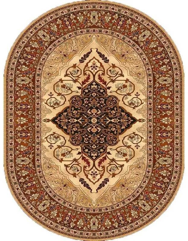 Covor lana oval Leyla Chihlimbar Selectează mărime: 200 X 300