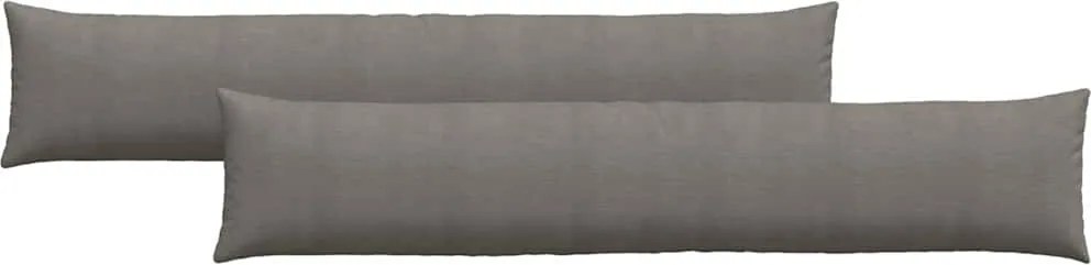 vidaXL Perne pentru canapea 2 pcs Gri deschis 200 x 40 cm