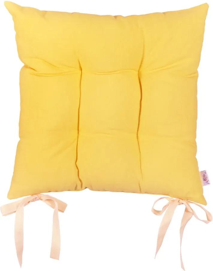 Pernă pentru scaun Mike & Co. NEW YORK Simply Yellow, 41 x 41 cm, galben