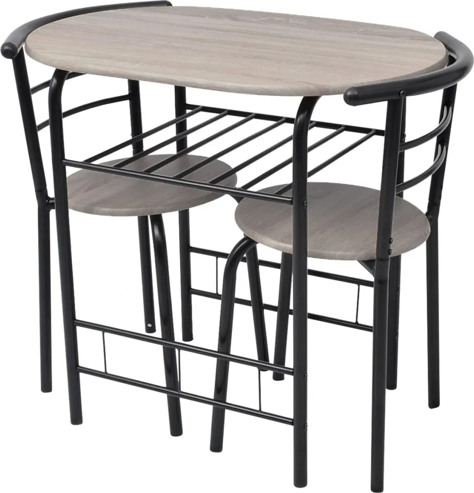 vidaXL Set mobilier bar mic dejun, MDF