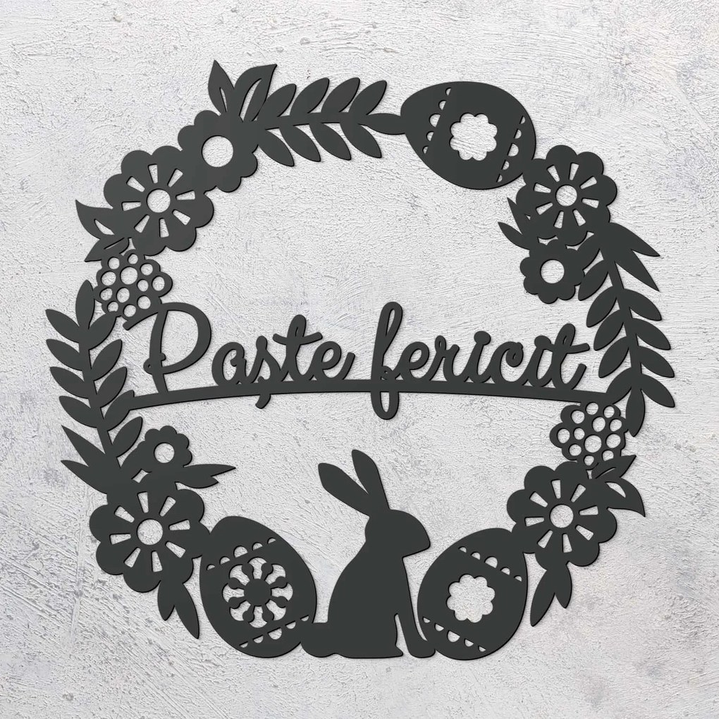 DUBLEZ | Coroniță pentru ușă - Paște fericit