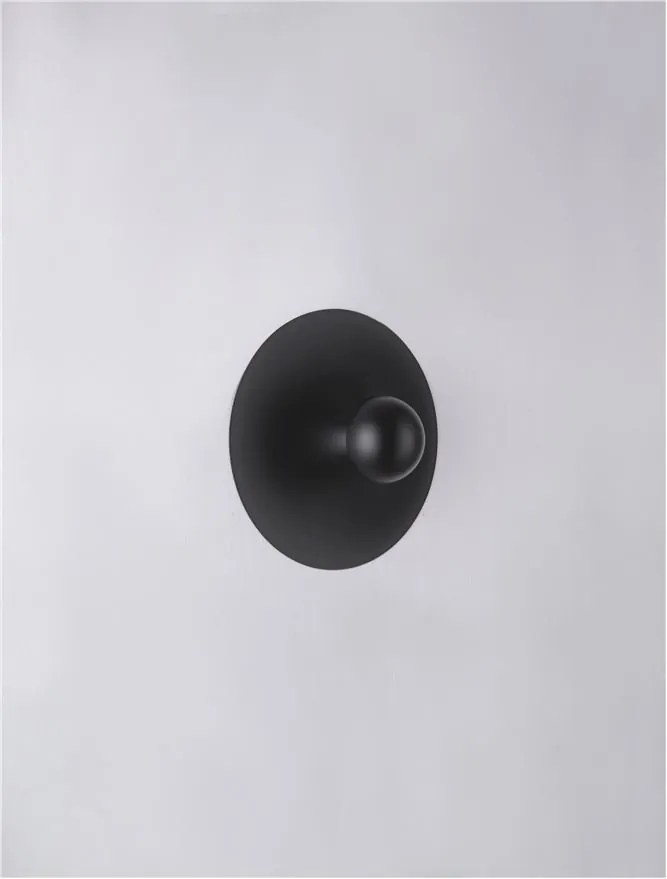 Aplica de perete LED stil minimalist EDEM negru