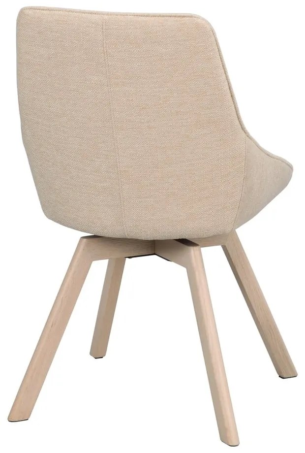 Scaune de dining bej 2 buc. Alison – Rowico