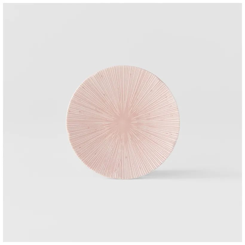 Farfurie din ceramică roz ø 24 cm ICE PINK - MIJ