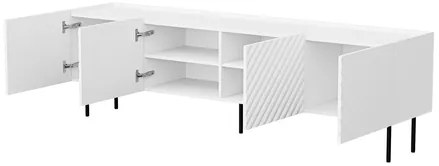Dulap TV Grotzi 200 4D (Alb + Negru) . Promo -16%. 1106226