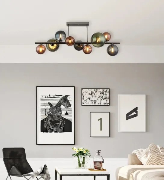 Globo 56142-9D - Lustră LED cu tijă RIHA 9xG9/3W/230V