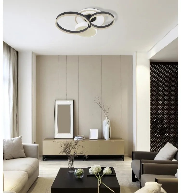 Lustra LED aplicata cu telecomanda JACK