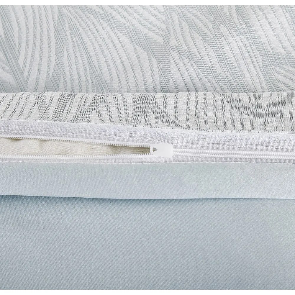 Lenjerie de pat verde din jacquard pentru pat de o persoană 140x200 cm Florida – My House